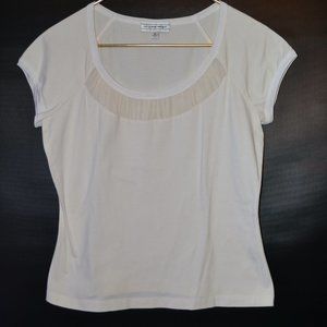 St John Sport all white size small womans blouse